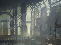 科幻厂房机械设备C4D模型 Kitbash3D Props – Machinery