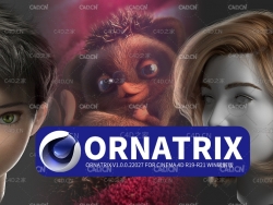 C4D头发毛发羽毛模拟插件 Ornatrix v1.0.0.22027 for Cinema 4D R19-R21 Win解锁版