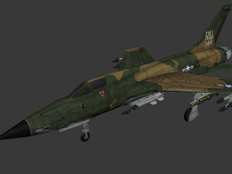 美国空军F-105雷公超音速攻击机F-105 Thunderchief