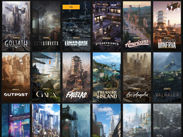 78套Blender格式Kitbash3D模型合集