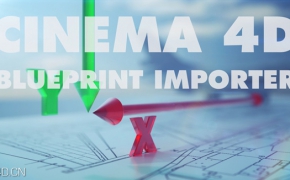 C4D插件FuV Blueprint Importer Script