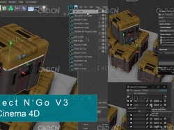 C4D场景模型导出插件 FCS Select N' Go v3.0