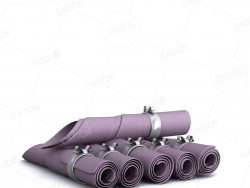 卷起的餐巾布C4D模型