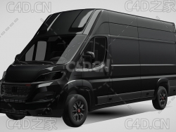 菲亚特汽车ducato杜卡托面包车2022款C4D汽车模型下载