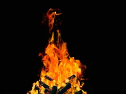 点燃的篝火explosiafx opengl campfire r16-r23 x-particles