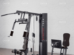 C4D力量组合扩胸器械单人站综合训练器力量训练器械组合器械Kinetic tech