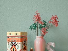 字母S创意场景花瓶枯枝花卉C4D octane模型