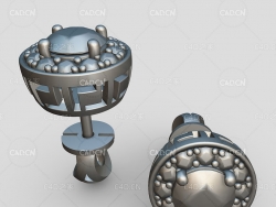 钻石耳钉C4D模型 Avalon Lini Ears