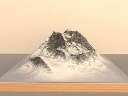 C4D雪山模型工程 Snow Mountain