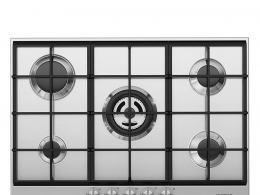 线条燃气灶PX175厨房电器3D模型素材下载Linea Gas Hob PX175 by Smeg