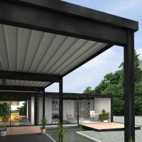 室外建筑模型：时尚的庭院环境C4D模型