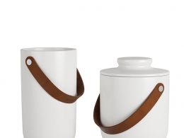冰川冰桶酒冷却器Stelton品牌酒具3D模型素材下载Glacier Ice Bucket and Wine Cooler