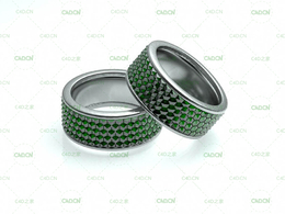 戒指C4D模型 Diamond ring