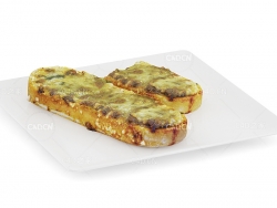 盘里的烤面包C4D模型 Bread