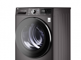 9公斤双变频灰色烘干机家用电器3D模型素材下载Dual Inverter Grey Tumble Dryer 9 Kg