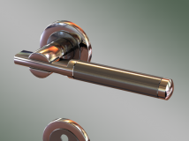 C4D门把手模型 Door handles