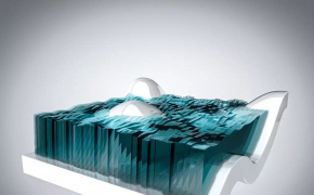 玻璃低面C4D创意工程文件