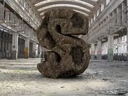 C4D创意文字：水泥钢筋文字工程文件