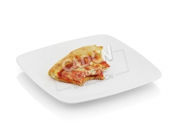 C4D被咬的披萨片食物模型 Bitten pizza slice
