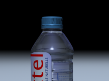 矿泉水瓶3D模型 Mineral water bottles