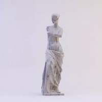 女性雕像C4D模型（vr渲染）