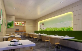 快餐店C4D模型 Fast food restaurants 3D model