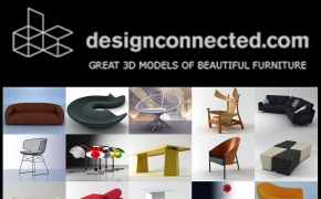 室内家具合集：沙发桌子椅子柜子3D模型合集 DesignConnected 3D Models Collection