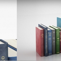 外语精装书C4D模型 Western Hardcover 3D model