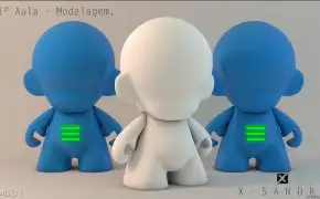 CINEMA 4D卡通人偶玩具建模教程 Tutorial Cinema 4D - Modeling Toy Art