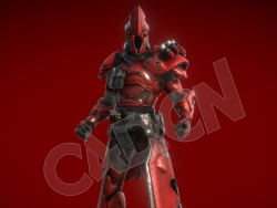 堡垒之夜之好的骑士铠甲武士勇士C4D模型 Fortnite Ultima Knight 3D模型(含绑定动