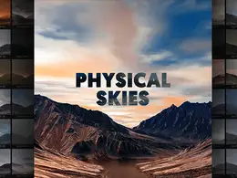 70组C4D物理天空环境预设 Physical Skies