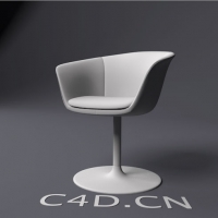吧椅3D模型 armchair 008