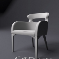 椅子3D模型 armchair 013