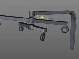 C4D风吹物体晃动动画工程 Mobile 3D