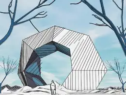 C4D科幻场景卡通素描效果工程文件 STROKAHATCHEE RESERVE