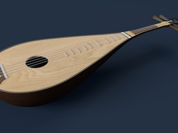 琵笆C4D模型 A fence