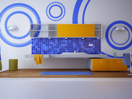 C4D室内模型渲染：浴室C4D模型 vray c4d bathroom