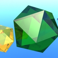 c4d玻璃钻石材质合集