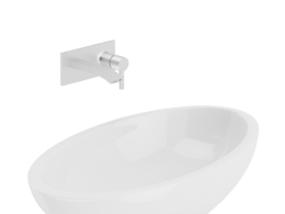 台上盆洗脸盆陶瓷洗手盆C4D模型