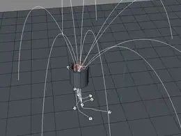 C4D使用XPresso and Python制作圆球运动转迹工程文件
