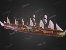 美国海军特兰西瓦尼亚驱逐舰C4D模型下载Transilvaniya 3d model