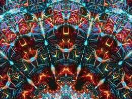 万花筒幻彩图案c4d octane渲染工程文件Requiem