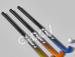 曲棍球C4D模型 Field Hockey
