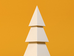 低面卡通松树图标模型Hard Edge Pine