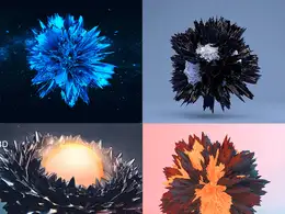 5个C4D噪波置换应用案例工程
