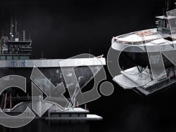 C4D外太空科幻飞船蒸汽朋克建筑模型 KB3D_HEM_BldgLG_B_grp