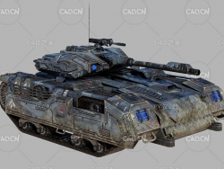 歌利亚坦克C4D模型Goliath - 3D Model
