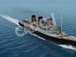 C4D欧洲大型班轮模型 Huge European Liner 3d Model