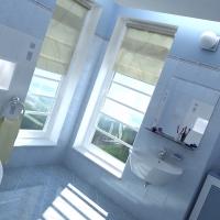 C4D卫生间完整模型（C4D FOR VRAY渲染）Toilet 3D model