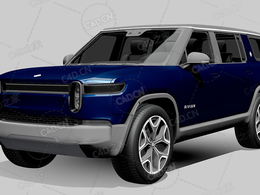美国Rivian-R1S电动探险车探索2022款C4D汽车模型下载